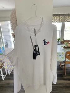 Houston Texans Antigua Generation Quarter-Zip Pullover Top - Picture 1 of 3