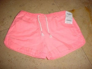 NWT OSHKOSH B'GOSH GIRLS CUTE & TRENDY COTTON BLEND SUMMER SHORTS PINK SZ 5 - Picture 1 of 1