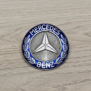 Vintage OEM 1960's Mercedes Benz W108 Grille Radiator Badge Emblem Coupe - Picture 1 of 8