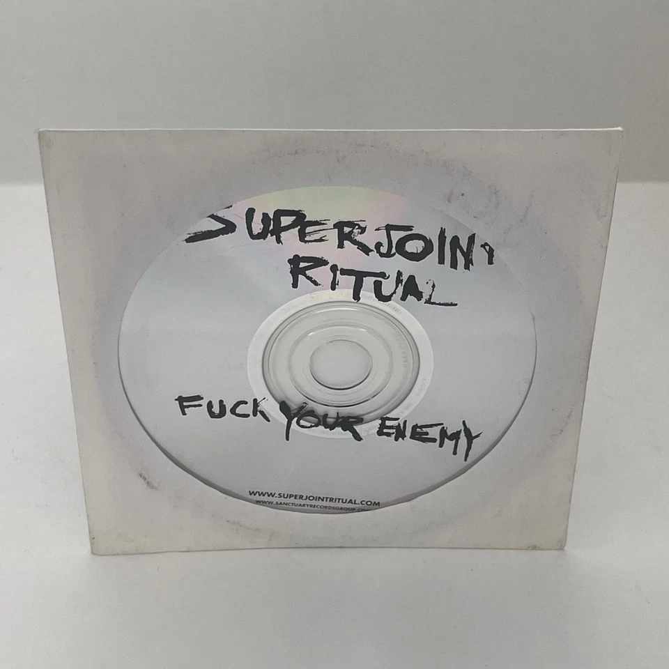 Superjoint Ritual Promo CD “F Your Enemy” Rare HTF Heavy Metal Pantera Down - Image 1 of 1