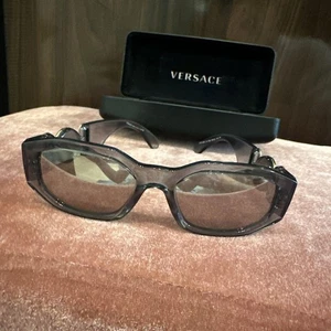 VERSACE Sonnenbrillenetui Transparent Grau - Bild 1 von 5