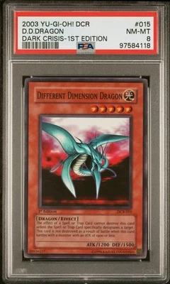 Different Dimension Dragon DCR-015 Dark Crisis 1st Edition PSA 8 - Image 1 of 2