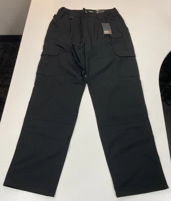 Calça cargo 74273 5.11 tática masculina ajuste regular Taclite Pro Ripstop 34x34 preta - Imagem 1 de 4