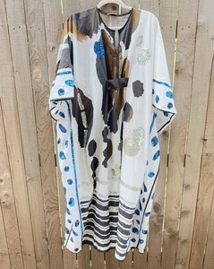 Easton Pearson & Graham David Collab Caftan Retail $735 BERGDORF GOODMAN Rare - Picture 1 of 24