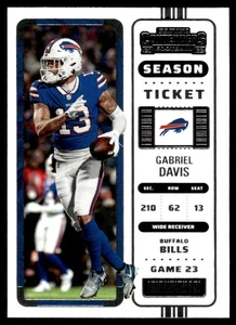 2022 Panini Contenders #13 Gabriel Davis - Picture 1 of 2