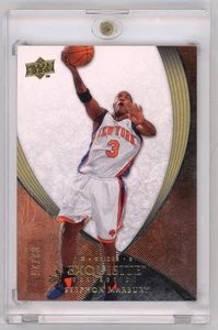 STEPHON MARBURY 2007 UPPER DECK EXQUISITE GOLD /25 KNICKS - Picture 1 of 2