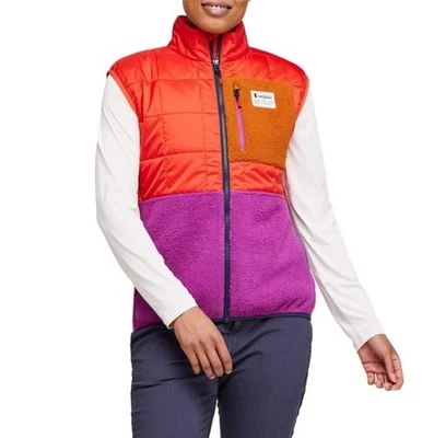 NWT Cotopaxi Trico Hybrid Vest Canyon & Foxglove Purple Orange Fleece Women’s XS - Image 1 of 4