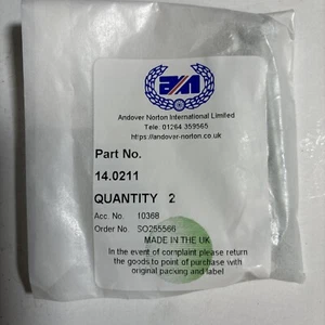 14-0211 Norton Air Filter Backing Retaining Bolts (2) 750 850 1968 - 1974 U.K. - Picture 1 of 4