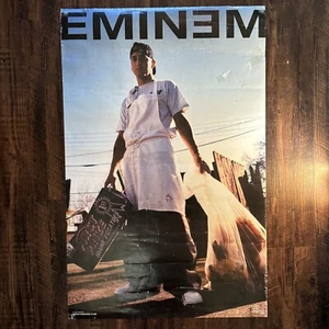 Vintage Eminem Poster The Marshall Mathers LP Taking Out Trash POSTER - Picture 1 of 7