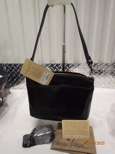 Patricia Nash Marcie Leather Crossbody Bag-Black-NWT-$169.95 - Picture 1 of 23