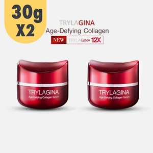 X2 TRYLAGINA Age-Defying Collagen Serum 12X 5D Matrixcolla Anti-Aging Falten30g - Bild 1 von 10