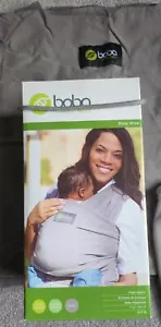 BOBA - Grey Classic Fabric Baby Wrap Carrier / Sling (Never Used - LIKE NEW!!!) - Picture 1 of 24