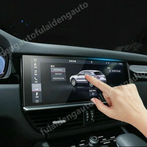GPS Navigation Tempered Glass Screen Protector Film For Porsche Cayenne 2019-23 - Picture 1 of 7