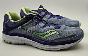 Saucony Womens Guide S10415-1 Purple Mint Fog Running Shoes Lace Up Size 11 - Picture 1 of 6