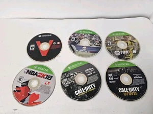 lot of 6 xbox 1 games disc only NOT WORKING PLEASE READ - Picture 1 of 3