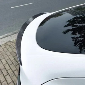 Spoiler Rear Trunk Tail Wing Carbon Fiber For TESLA Model Y 21-23 MY Accessories - Picture 1 of 11