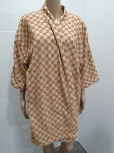 COTTON - ON BODY TAG M-L/G TAN CREAM TOWELING DRESSING GOWN - Picture 1 of 5
