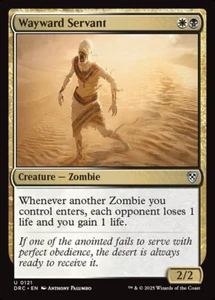 Wayward Servant - Aetherdrift Commander (DRC) - (Near Mint NM) - Picture 1 of 1
