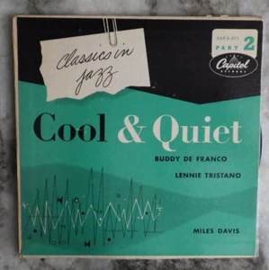 Cool and Quiet Miles Davis, DeFranco, Tristano Pt 2 Capitol EAP2-371 - Picture 1 of 2