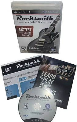 Rocksmith 2014 Edition Playstation 3 PS3 - disk with manuals & Case. - Image 1 of 4