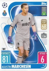 317 FC PORTO - MARCHESIN AUGUSTIN - ARGENTINA CARD TOPPS CHAMPIONS LEAGUE 2022 - Picture 1 of 1