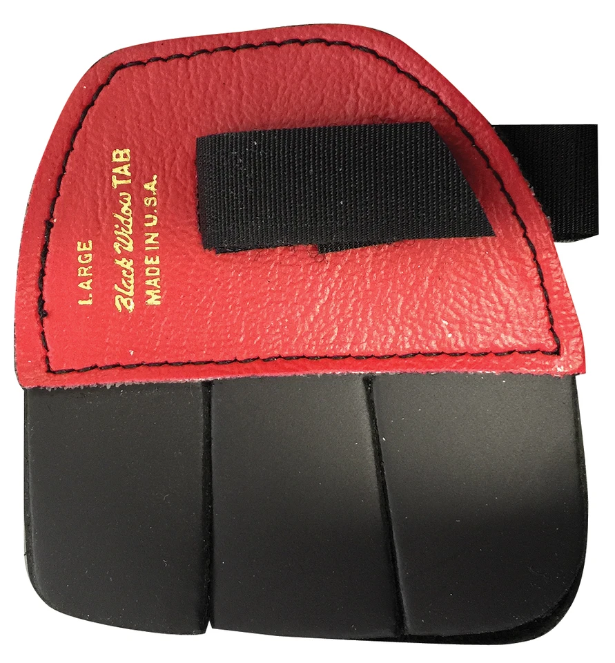 Black Widow 3 Finger Under Leather Tab Large - Image 1 of 1
