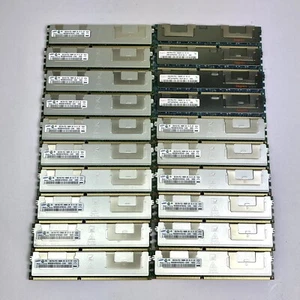 16X Samsung CN M393B1K70CHD-CH9 8GB 2Rx4; 4X Hynix 4gb 2Rx4 From Dell R610 - Picture 1 of 7