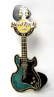 Hard Rock Cafe Cabo San Lucas Mexico 2012 Guitar Pin Green Black NIP NOS