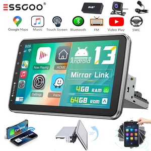 DAB+ 4+64G Android 14 Autoradio Carplay GPS WIFI 1DIN 10" Drehbar Bildschirm KAM - Bild 1 von 13