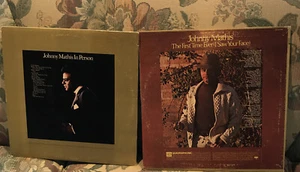 JOHNNY MATHIS IN PERSON / FIRST TIME EVER (1973) COLUMBIA QUADRAPHONIC  LPS - Picture 1 of 8
