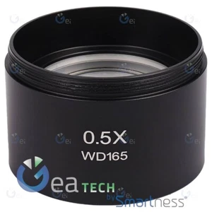 RELIFE M-21 OBIETTIVO AUSILIARIO 0,5x LENTE MICROSCOPIO WD165 - Zdjęcie 1 z 3