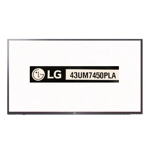 LG 43UM7450PLA Black Front Frame NEW - Image 1 of 1