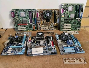 Computer Vintage Motherboard Socket 775 - 478 IBM Asus + CPU Intel Pentium - Bild 1 von 11