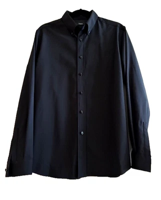 Theory Hombre Buttnned Down Camisa Cuello Largo US Talla M Foto 1 de 4