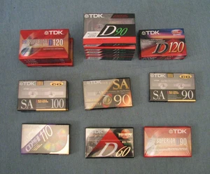 19 assorted T D K cassette tapes all sealed TDK new - Picture 1 of 7