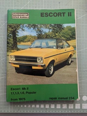 Ford Escort Mk2 1.1, 1.3, & 1.6 (1975-1977 Repair Manual - Image 1 of 4