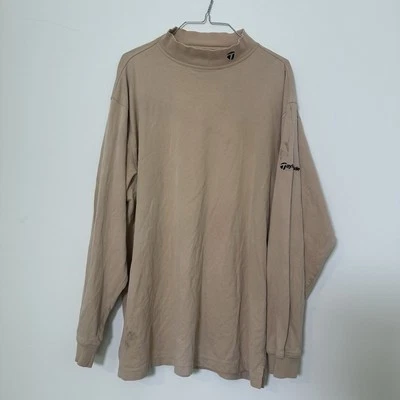 VINTAGE Taylormade Shirt Men Sz Large Pullover Golf Athletic Mock Neck Baggy Y2K - Image 1 of 4