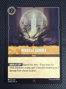 FOIL Disney Lorcana - Ursula’s Return - Miracle Candle - 31/204 FOIL - Picture 1 of 2