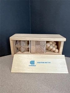 Puzzle in legno con scatola Con Edison set regalo raro - nuovo - Foto 1 di 6