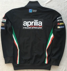 Aprilia Racing Team Gresini mens Black Motorsport MotoGP Sweater Jacket size M - Picture 1 of 11