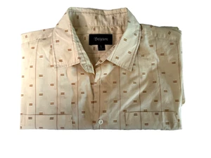 Brixton Button Down Shirt Short Sleeves Mens Medium Gray Preppy Pocket - Picture 1 of 10