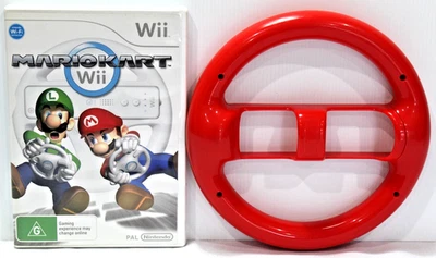 Nintendo Wii Game Mario Kart Complete Steering Wheel PAL Australian Release - Image 1 of 4