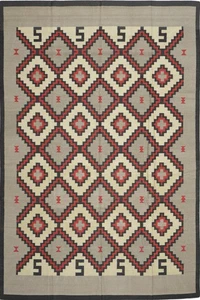 Handwoven Navajo Rug Southwestern Native American Style Size 8x10 ft Kilim Rug - Picture 1 of 6