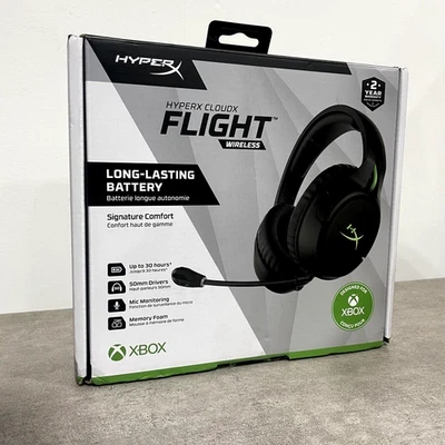 HyperX CloudX Flight Wireless USB Headset - Black/Green - Image 1 of 4