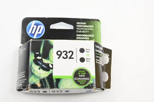Genuine HP 932 Black Inkjet Cartridges - SEALED EXP 8/2019 - Picture 1 of 6