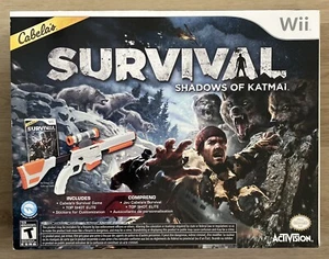 Cabela's Survival Shadows of Karma I with Gun (Nintendo Wii ) Brand New Sealed - Picture 1 of 6