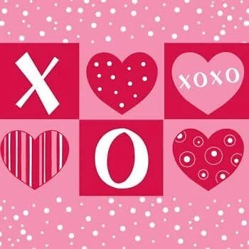 Servilletas de papel para bebidas Crafty Hearts rojo rosa día de San Valentín fiesta Foto 1 de 1