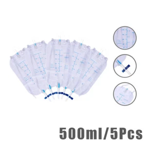 Bolsas de orina con catéter de 5 piezas orina para hombres paciente postoperatorio drenaje bebé - Imagen 1 de 11