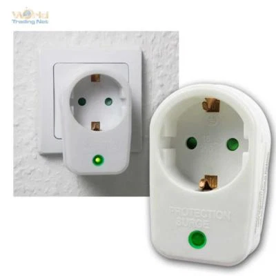 Überspannungsschutz, Zwischenstecker für Steckdose 230V, Schutz vor Überspannung - Bild 1 von 4