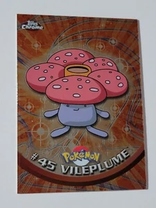 Pokémon Topps #45 VILEPLUME Cromado Holo Lámina TV Edición Animada Casi Nuevo - Imagen 1 de 2